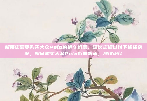 如果您需要购买大众Polo的拆车机盖,建议您通过以下途径获取,如何购买大众Polo拆车机盖,建议途径
