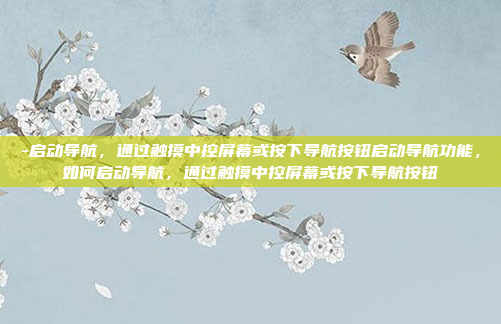 -启动导航，通过触摸中控屏幕或按下导航按钮启动导航功能，如何启动导航，通过触摸中控屏幕或按下导航按钮