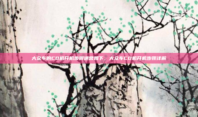大众车的CD机开机步骤通常如下，大众车CD机开机步骤详解
