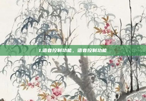 1.语音控制功能，语音控制功能