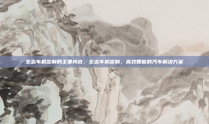 全志车机定制的主要内容，全志车机定制，高效智能的汽车解决方案
