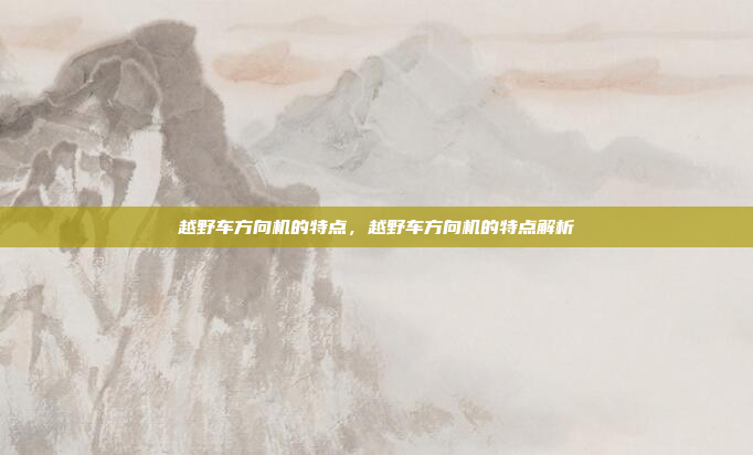 越野车方向机的特点，越野车方向机的特点解析