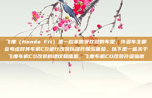 飞度（Honda Fit）是一款非常受欢迎的车型，许多车主都会考虑对其车机CD进行改装以提升娱乐体验。以下是一些关于飞度车机CD改装的建议和信息，飞度车机CD改装升级指南