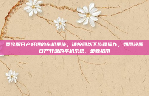 要唤醒日产轩逸的车机系统，请按照以下步骤操作，如何唤醒日产轩逸的车机系统，步骤指南