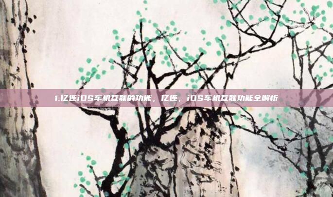 1.亿连iOS车机互联的功能，亿连，iOS车机互联功能全解析