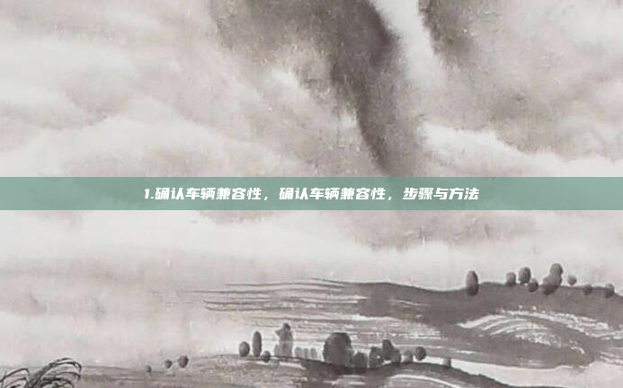 1.确认车辆兼容性，确认车辆兼容性，步骤与方法