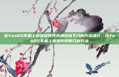 在YunOS车机上安装软件可以通过以下几种方法进行,在YunOS车机上安装软件的几种方法