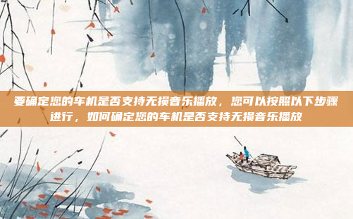 要确定您的车机是否支持无损音乐播放，您可以按照以下步骤进行，如何确定您的车机是否支持无损音乐播放