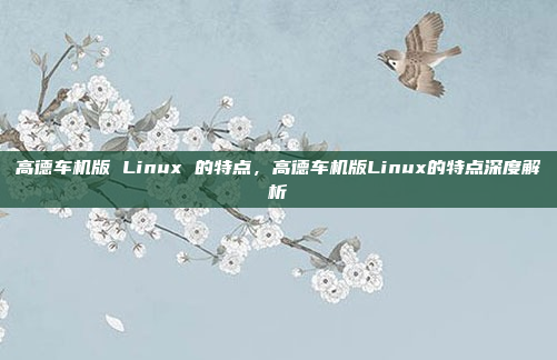 高德车机版 Linux 的特点，高德车机版Linux的特点深度解析