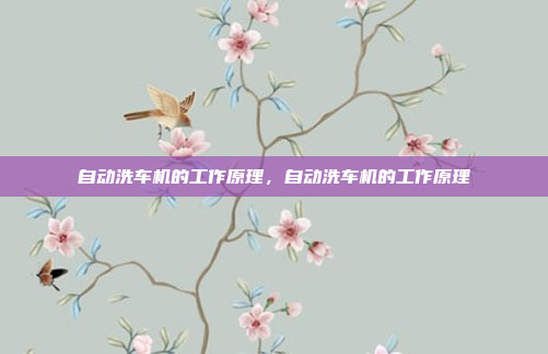 自动洗车机的工作原理，自动洗车机的工作原理