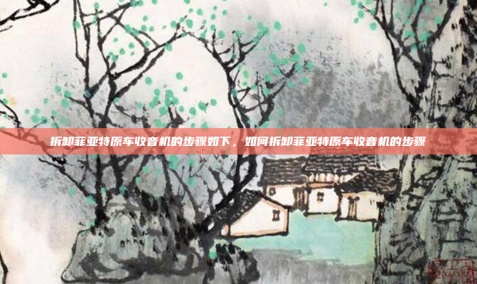 拆卸菲亚特原车收音机的步骤如下，如何拆卸菲亚特原车收音机的步骤