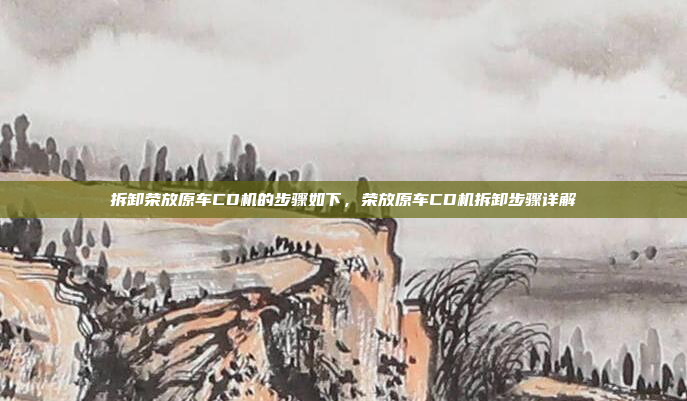 拆卸荣放原车CD机的步骤如下,荣放原车CD机拆卸步骤详解