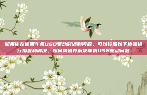 波罗车收音机故障可能由多种原因引起,以下是逐步排查和解决故障的建议,波罗车收音机故障排查与故障原因及解决方法