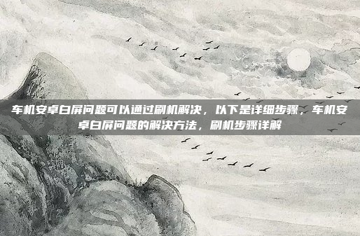 车机安卓白屏问题可以通过刷机解决,以下是详细步骤,车机安卓白屏问题的解决方法,刷机步骤详解