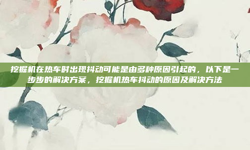 挖掘机在热车时出现抖动可能是由多种原因引起的,以下是一步步的解决方案,挖掘机热车抖动的原因及解决方法