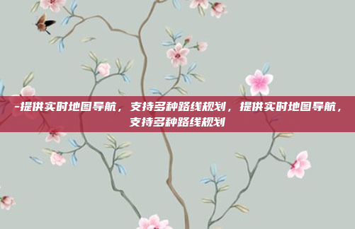 -提供实时地图导航，支持多种路线规划，提供实时地图导航，支持多种路线规划